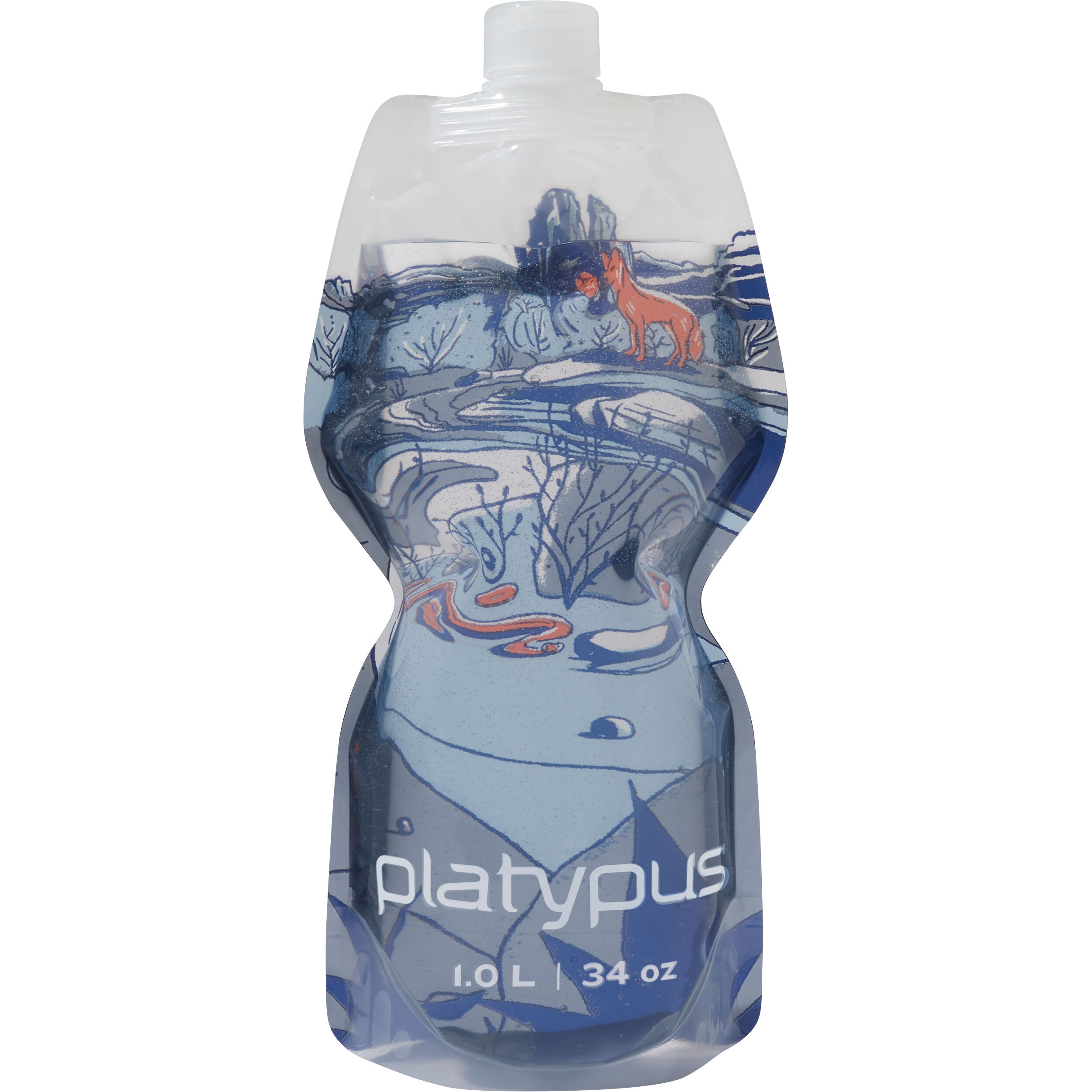 cleaning platypus water bottle